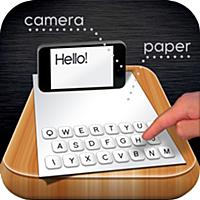 Paper Keyboard - Fast typing and playing with a printed keyboard