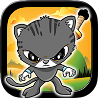 Clumsy Crazy Cat Ninja - An Awesome Animal Escape Blast