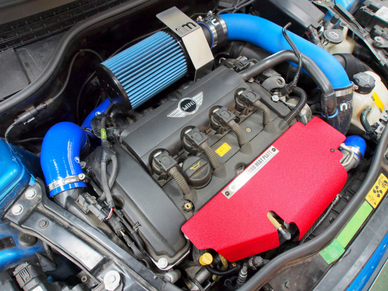BMW MINI R56 NMエンジニアリング チタンターボヒートシールド BMW MINI NMエンジニアリング チタンターボヒートシールド