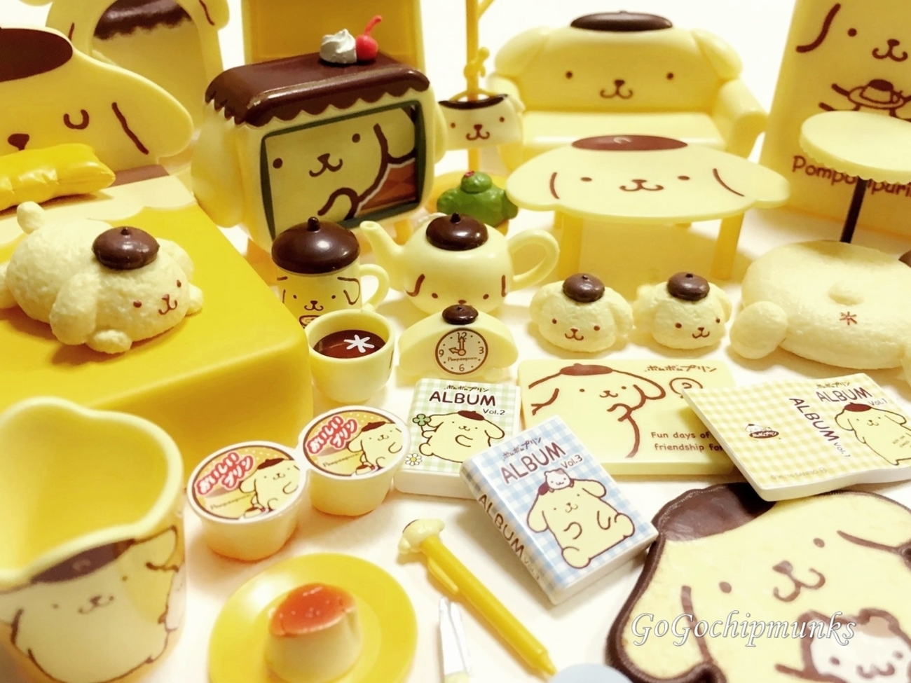 ポムポムプリンお部屋でまったり 5種類 2016リーメント 中古、欠品あり 