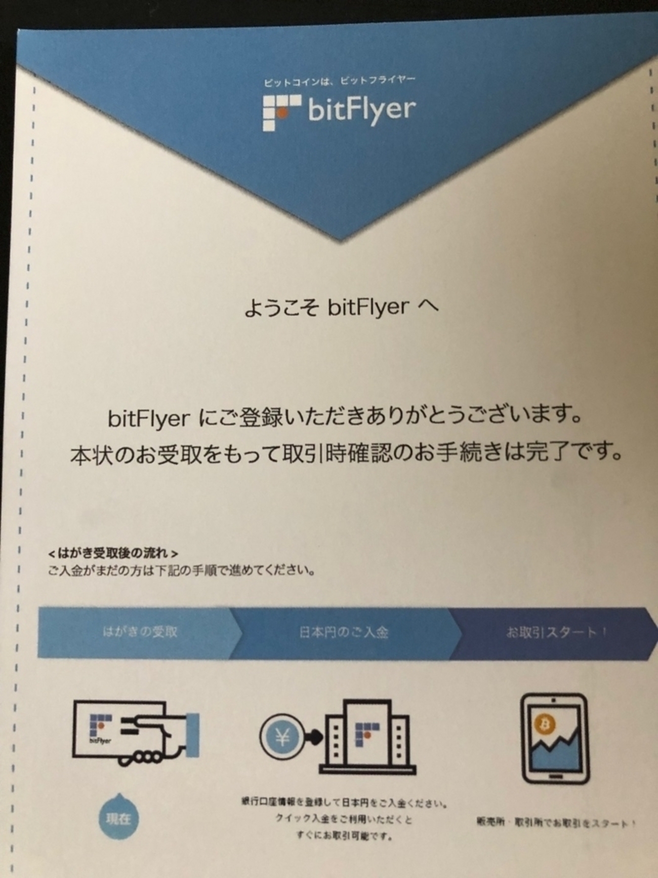 BitFlyerからも本人確認郵便が来ましたぜ！ - サイトーの仮想通貨投資日記