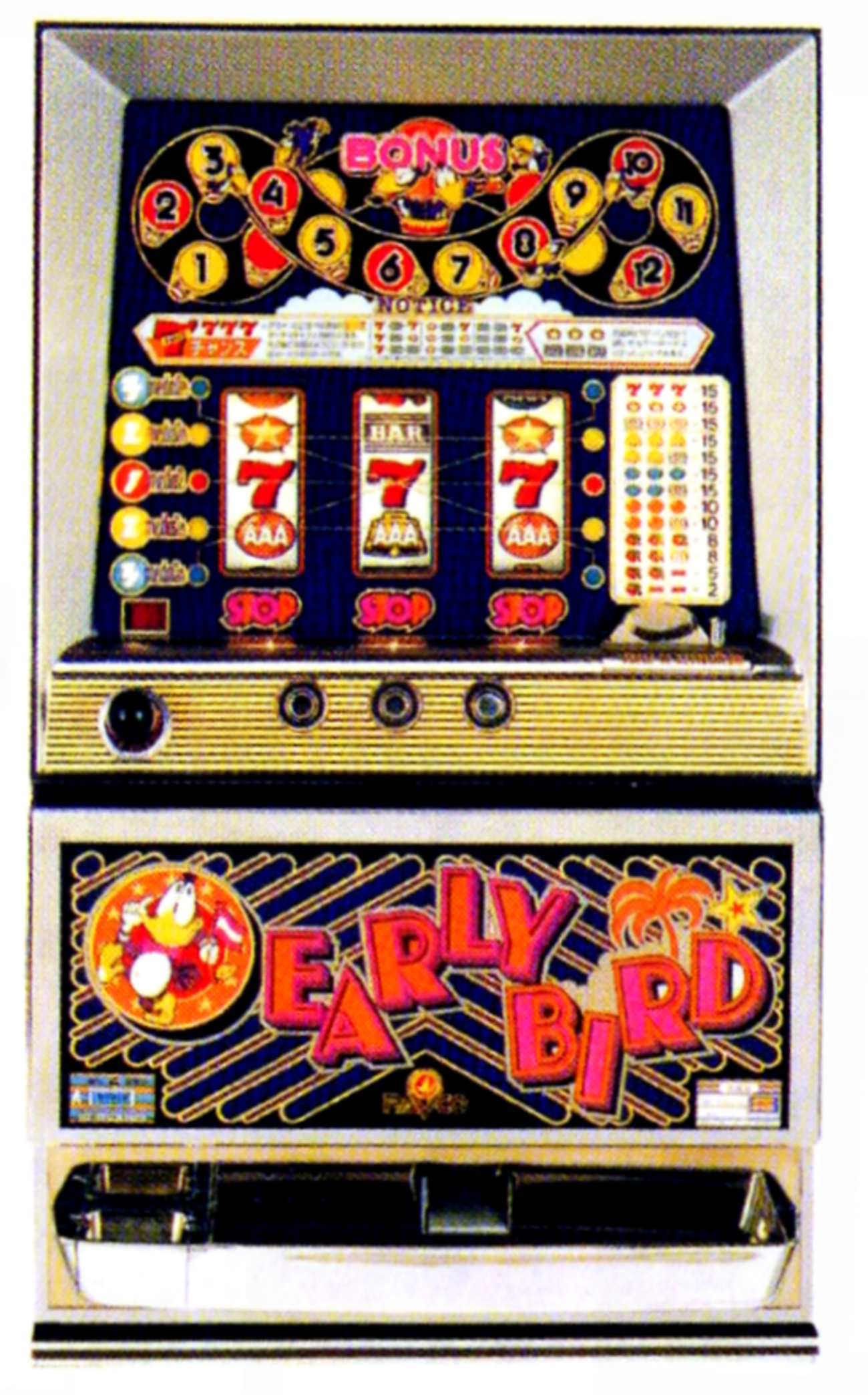 東京パブコ「アーリーバード」の筺体＆情報 - pachinko