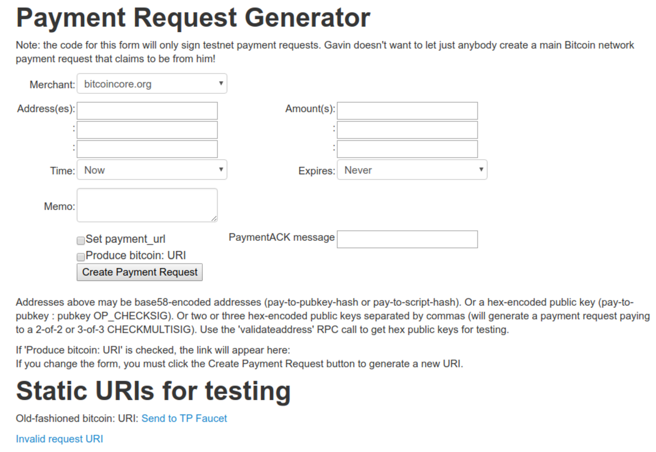 BIP-70のPayment Protocolの検証環境を作ってみた - Develop with pleasure!