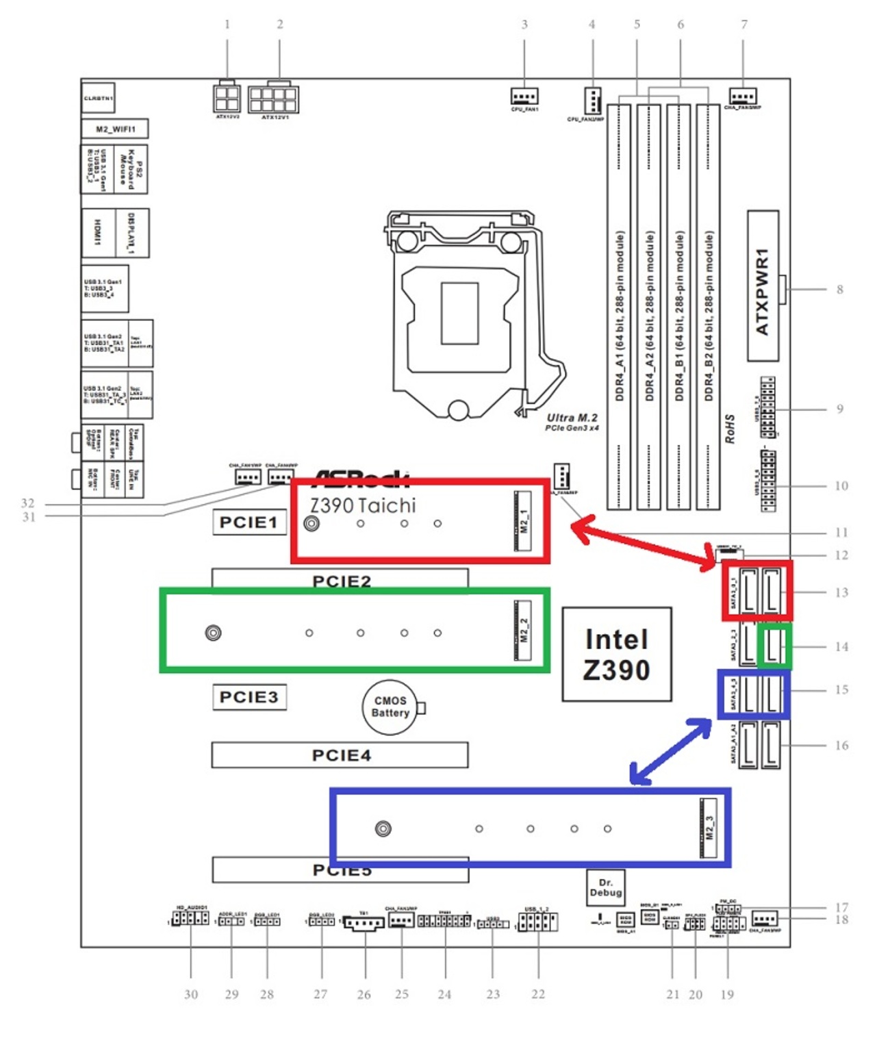 mari53ですm(_ _)m　2点　お取り置き最長3月11日まで M.2 NVMe SSD をマザーボードに取り付ける際は場所に注意が必要