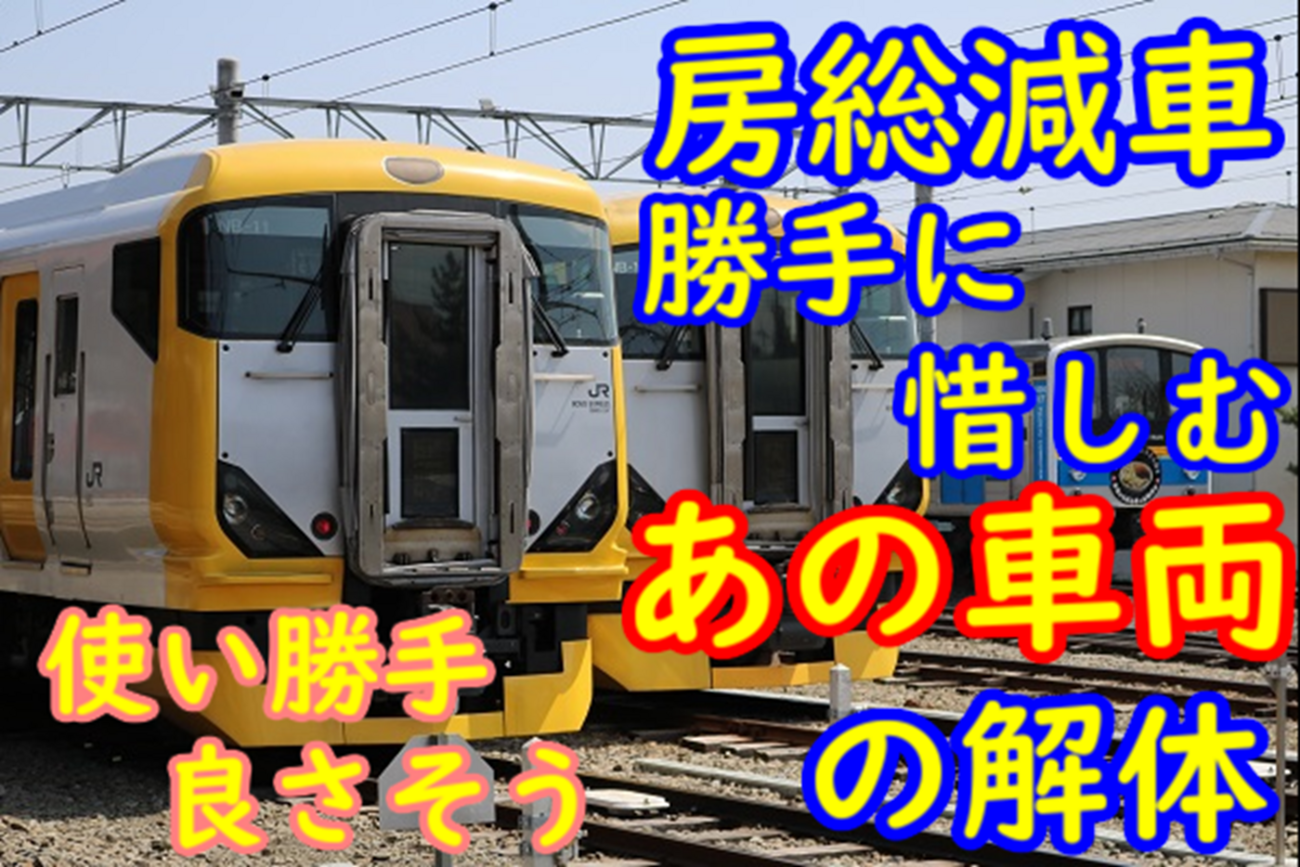 房総特急減車 潰した「あの車両」ならば丁度良かったのでは？と勝手に 