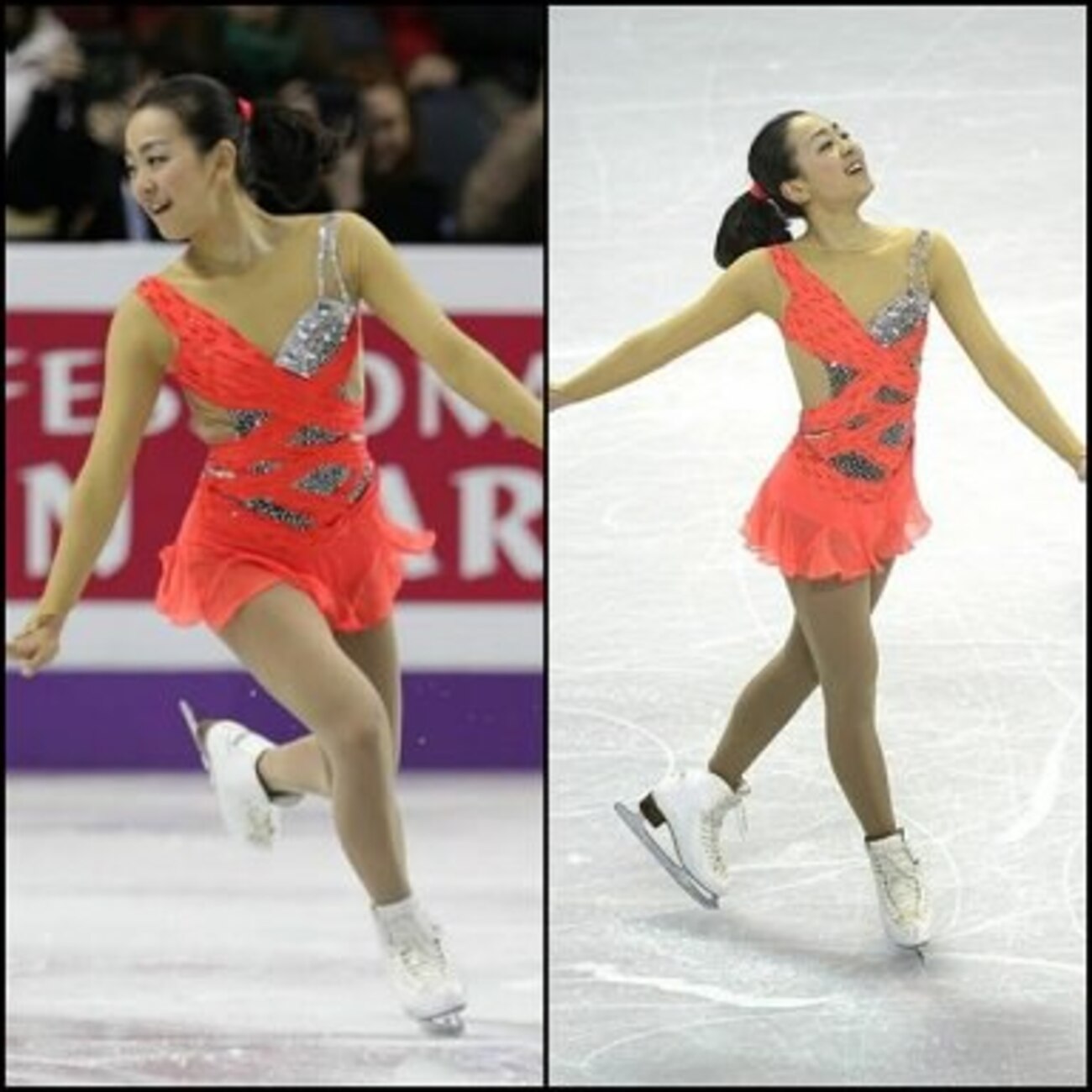 浅田真央 フィギュア スケート衣装 赤黒ドレス ニック・ベルレオスさんと振り返る、浅田真央さん歴代衣装/Part2