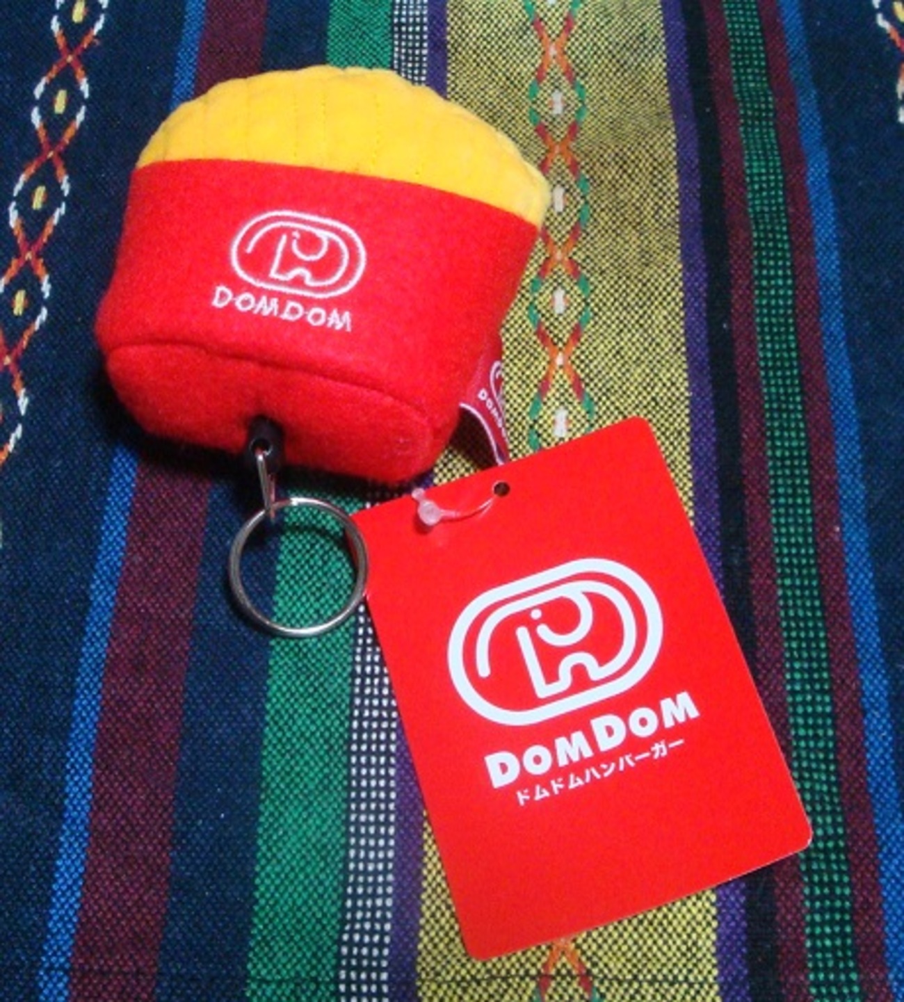 DOMDOM フライドポテト型キーホルダー2個&がま口コインケース2個【公式