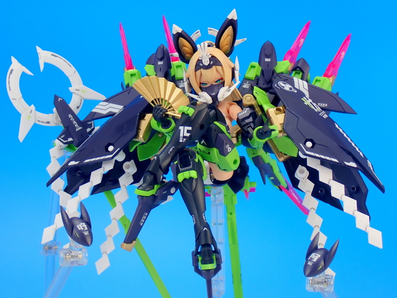メガミデバイス 朱羅 玉藻ノ前 を作る その2 - YOの玩具箱