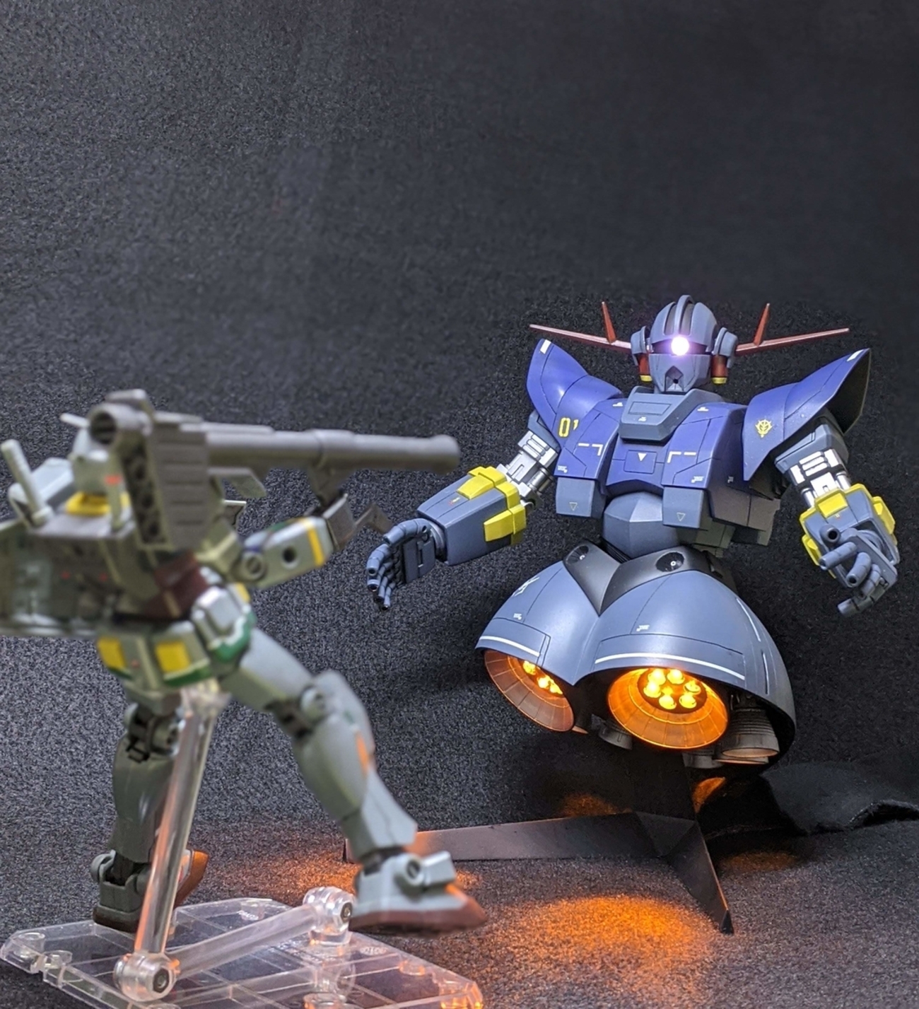 完成品】HGUC ジオングLED改造品