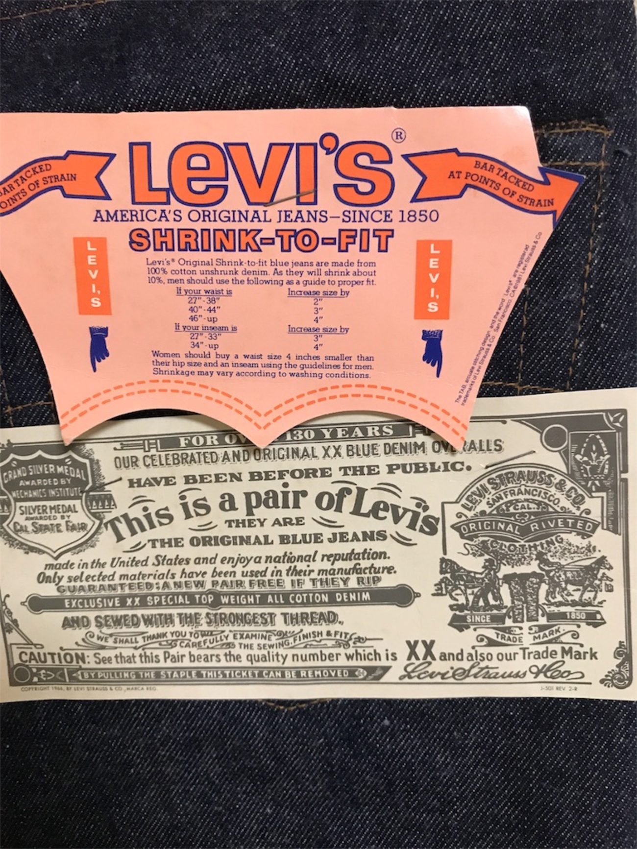 ▪️78’s【LEVI’S】FRANCE MADE 赤耳 デッドストック 70年代 42 リーバイス501 赤耳 デッドストック ③ - VINTAGE CLOTHES BLOG