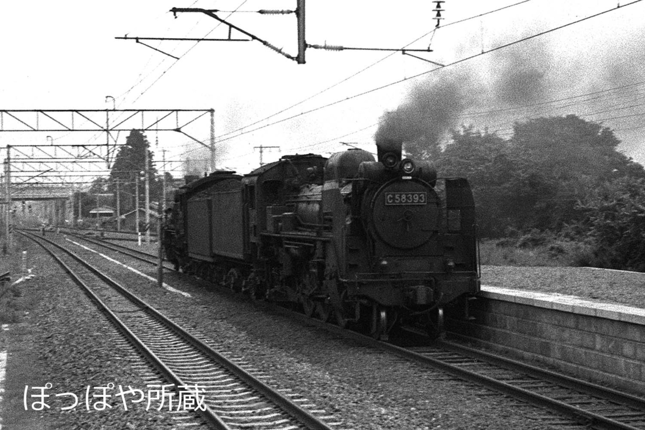 C58 393 - ただいま鉄道写真スキャン中
