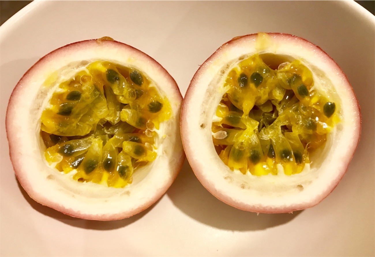 パッションフルーツとブルーベリーは最強コンビかも。（スーパー 