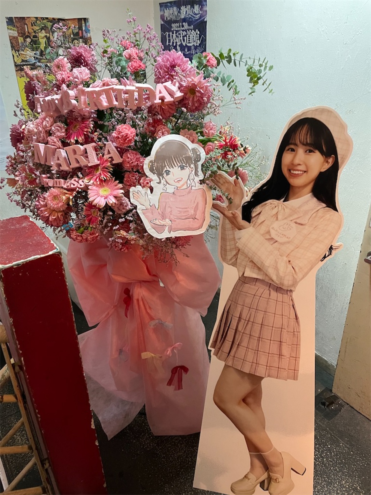 佐藤まりあ 「生誕祭記念ポスター」 ほぼ等身大サイズ　希少品 御輿で練り歩くその日まで。『佐藤まりあ生誕祭2022〜あんたんしゅき