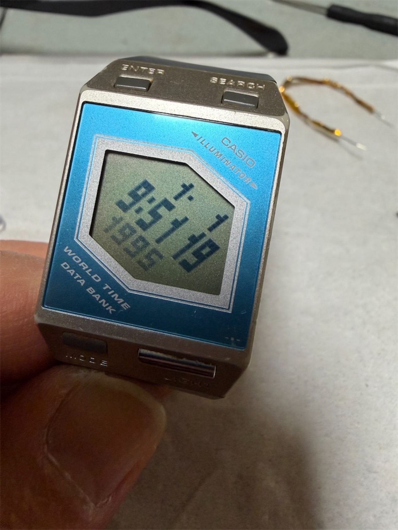 カシオ ペラの電池交換。 - カメラ屋元公式中の人 アオキのブログ