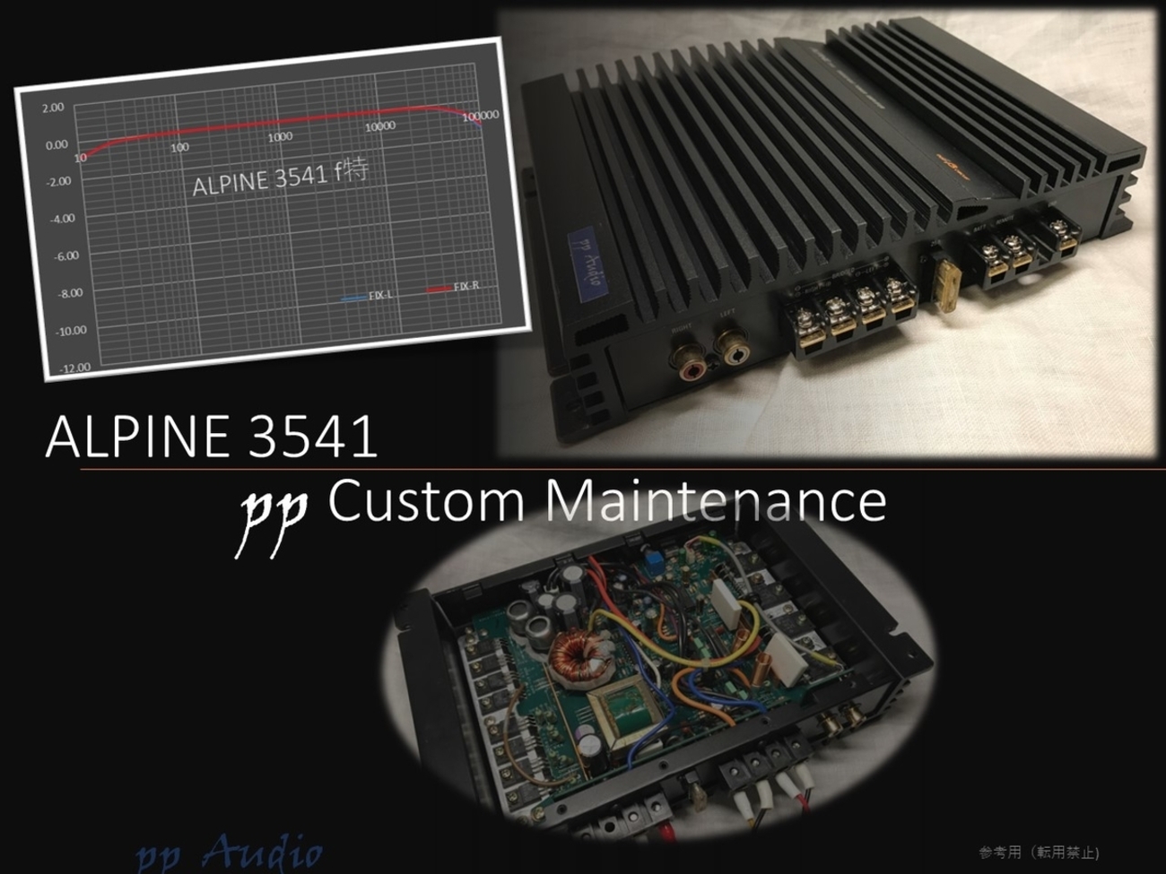 Duo-β ALPINE 3541 パワーアンプ (2nd) - ppAaudio