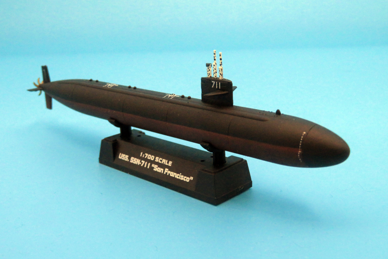 SSN-711 サンフランシスコ DOYUSHA 1/700 #3 竣工 - はじめの戦車模型づくり
