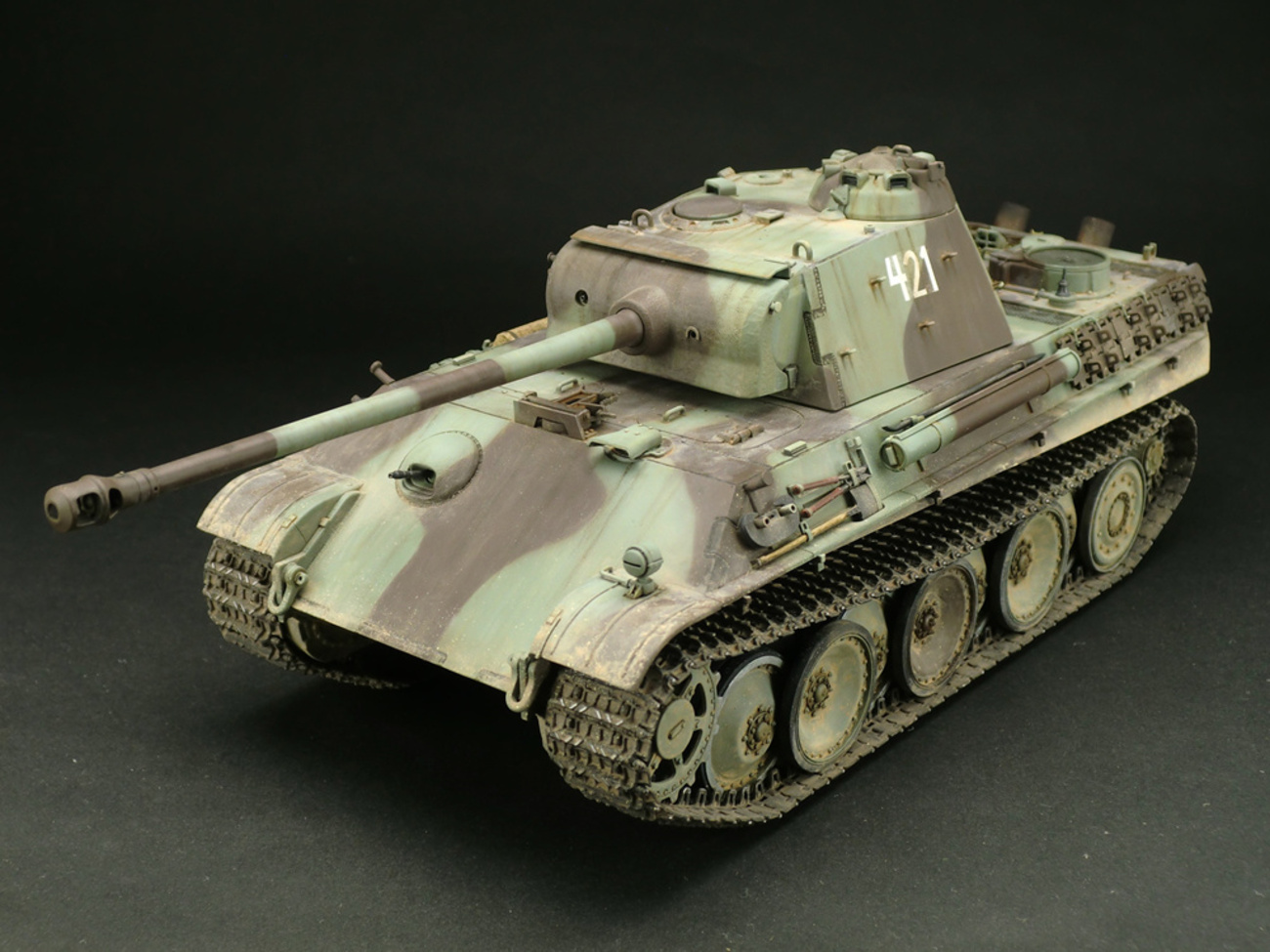 Dragon 1/35 Panther G Late Production #12 完 - AFVモデラーの巣