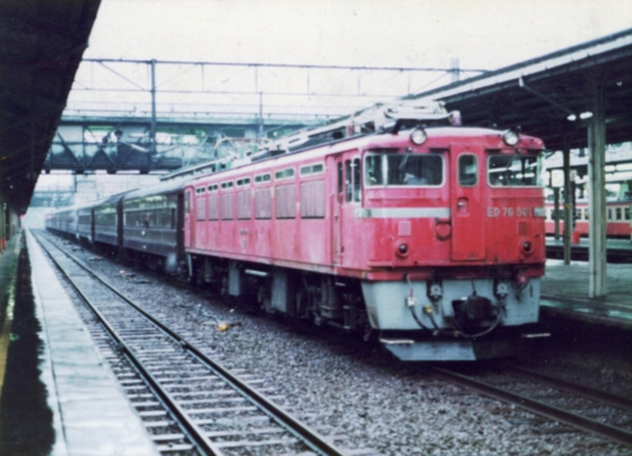 【A9204】ED76-500 北海道用電気機関車 北海道：旧国鉄時代の電気機関車「ED76形509号」、9日