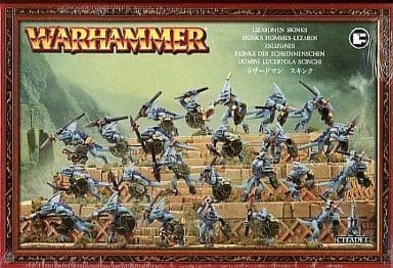 今ミニチュアゲーム リザードマン スキンク 「ウォーハンマー 