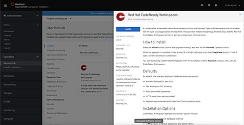 Red Hat CodeReady Workspaces 2.0 で 開発環境をコードとして管理する