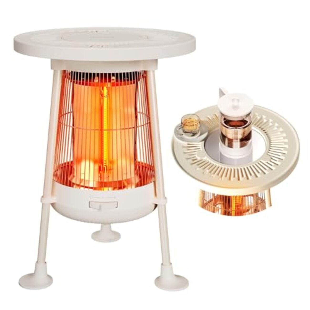 NIPLIFE NUKUREAレビュー。レトロなデザインと飲み物保温が魅力の電気