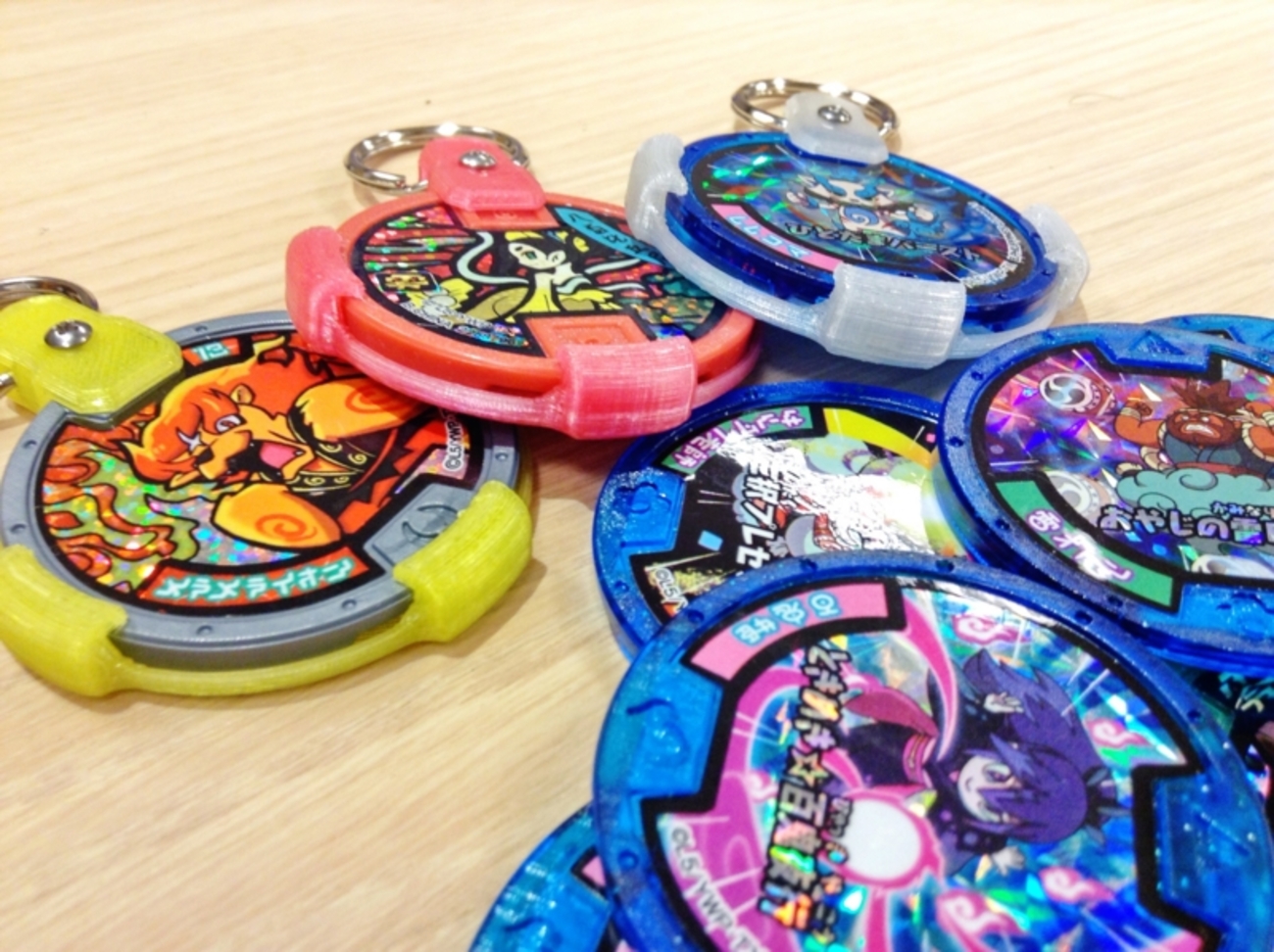 妖怪ウオッチまとめ売り 妖怪ウオッチ3DS　妖怪ウオッチメダル　キーホルダー オリジナル3Dプリントグッズ「妖怪メダルホルダー」ver.1 取扱説明