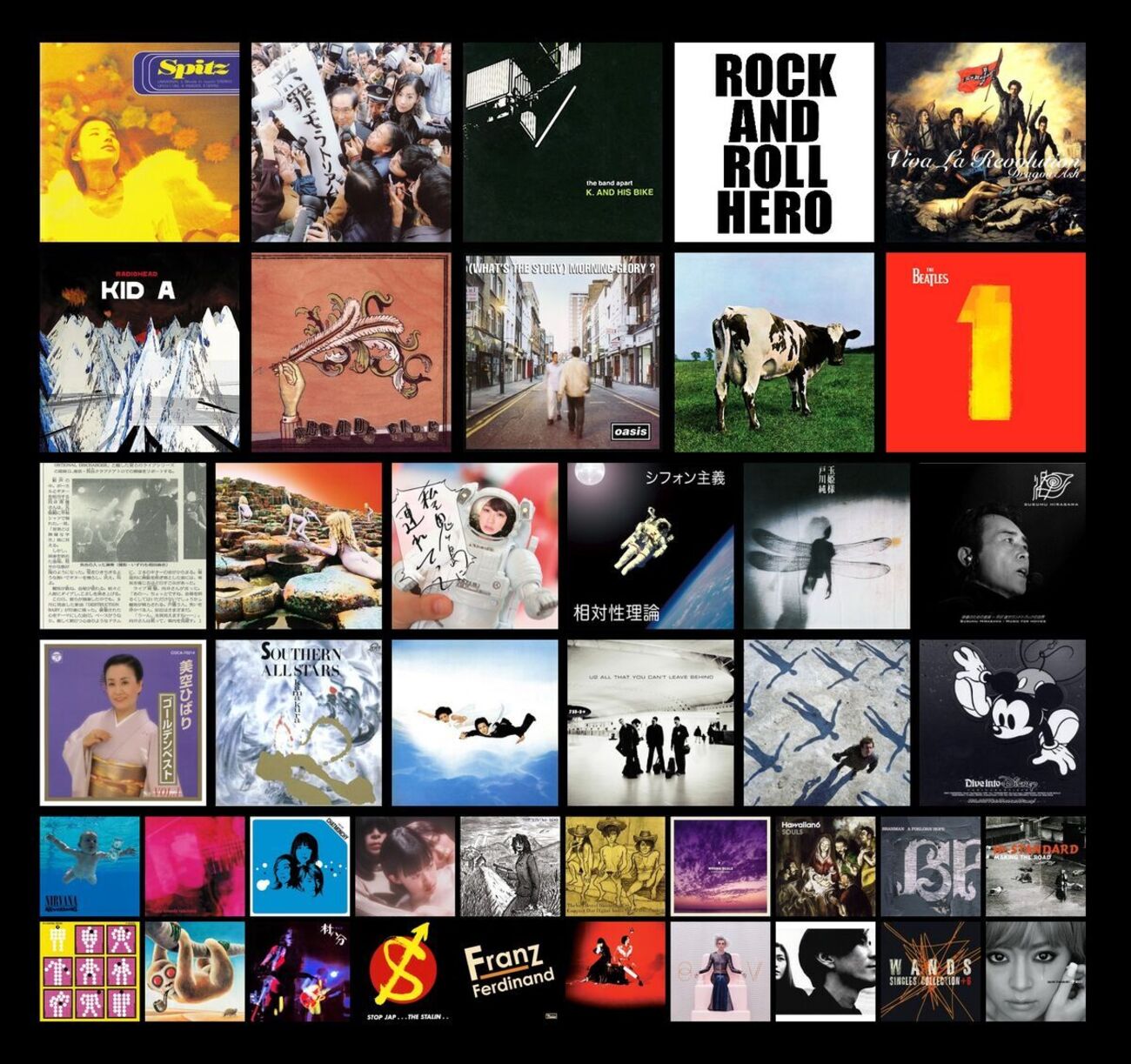 私を構成する42枚 とかいう地獄の音楽マウントバトル企画。 - 脱R論