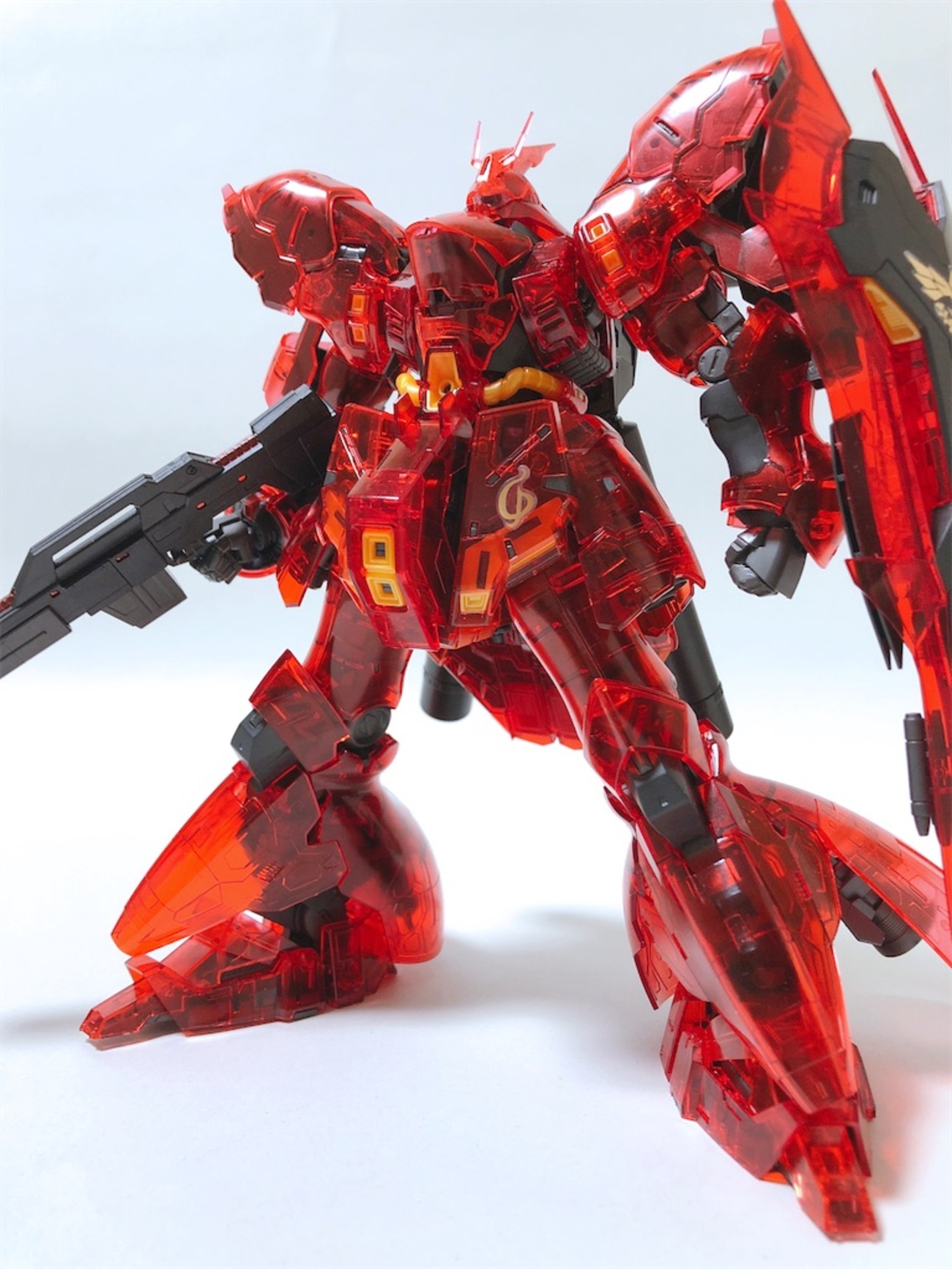 ガンダムベース限定 RG サザビー クリアーカラーバージョン レビュー  