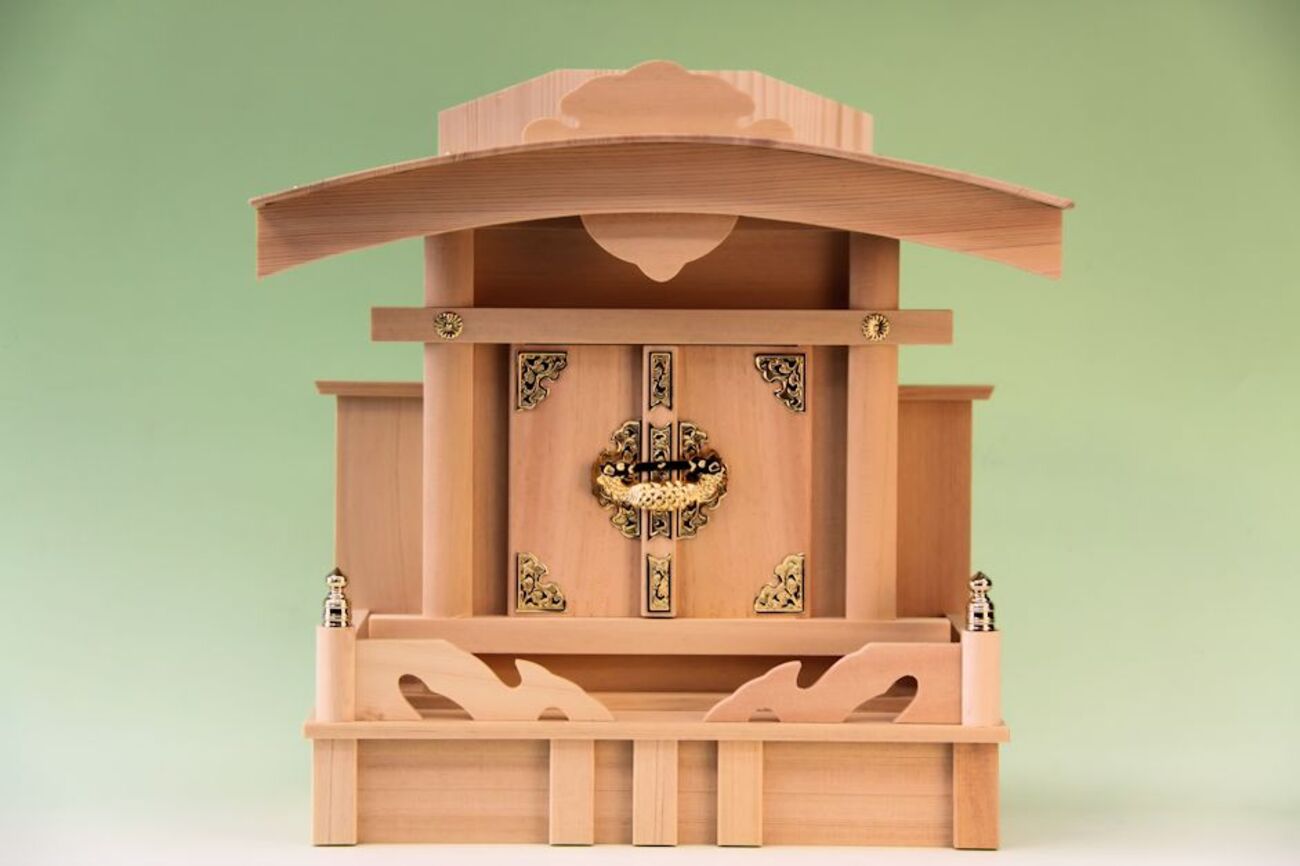 大黒様の神棚、恵比寿様の神棚 大黒宮 上品 - 神棚 上敷き 簾の専門店