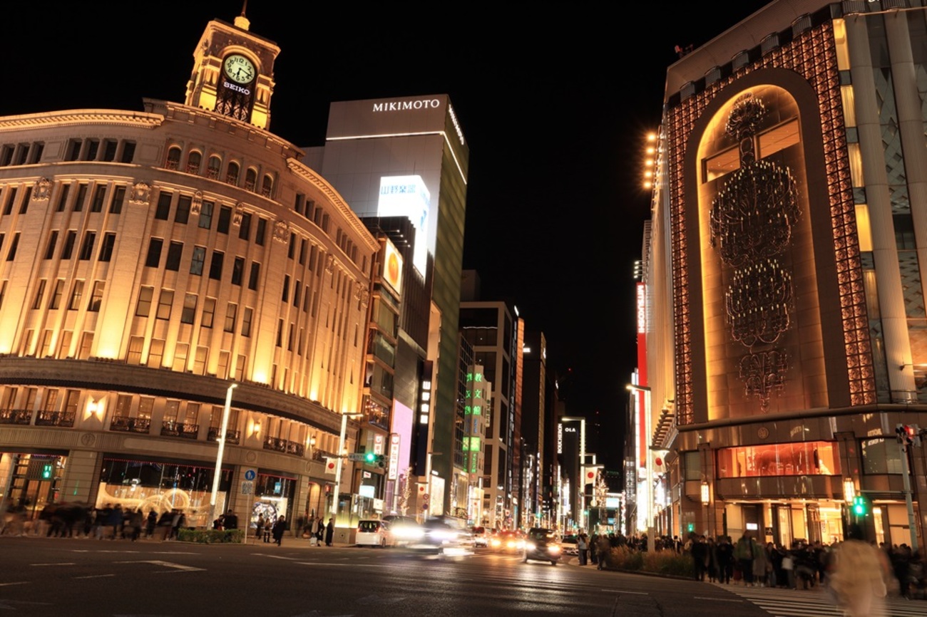 夜の銀座20241230（東京都中央区） - 夜の風景～Sunset-Landscape