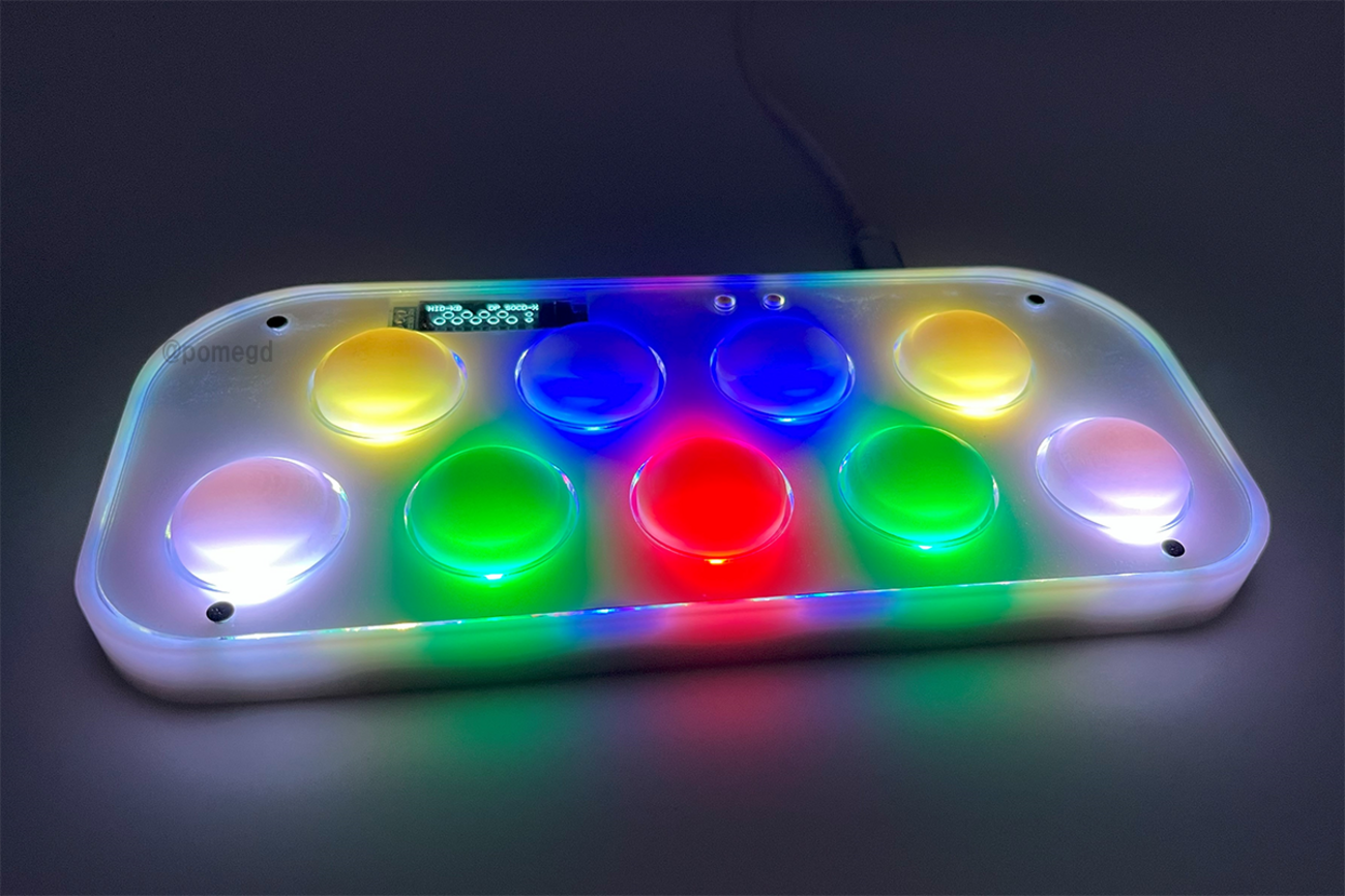 自作ポプコン第2弾 GP2040-CEを使って「ポップンミュージック」用の 