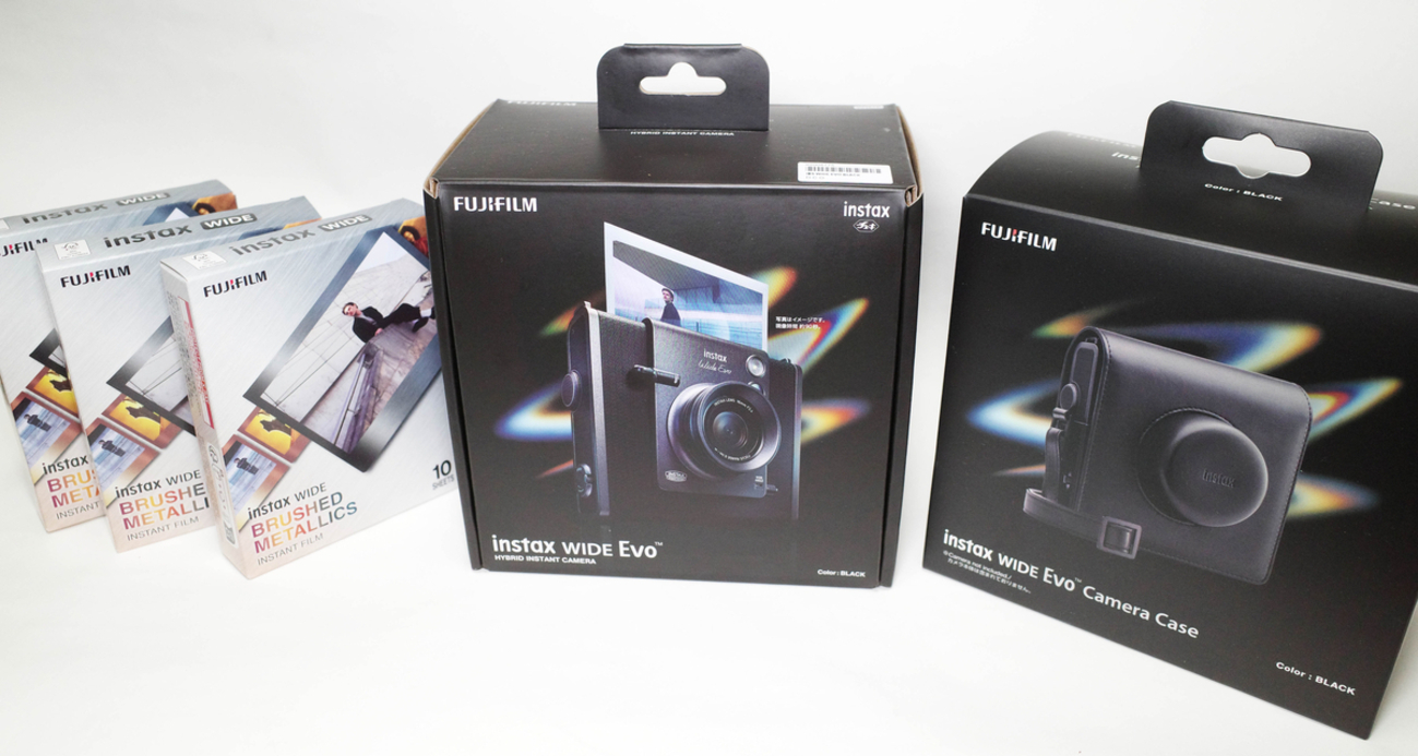 インスタントフィルムカメラの新時代 instax wide Evoを使ってみました 