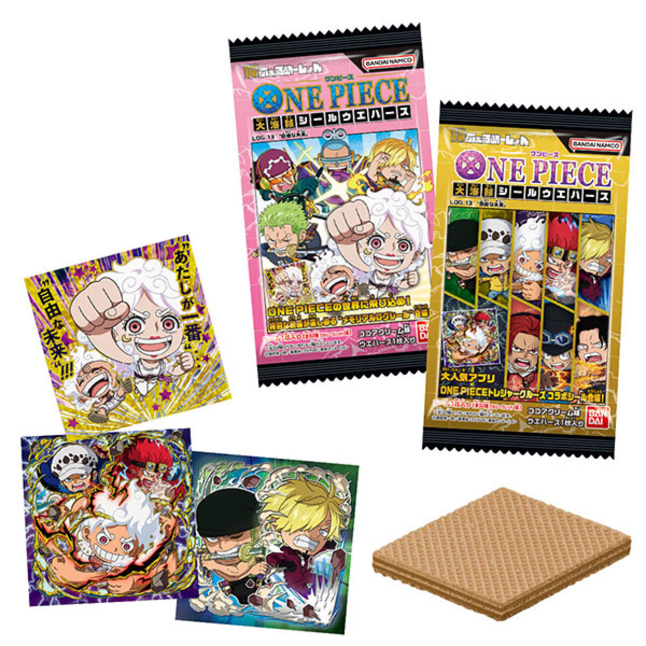 ONE PIECE】にふぉるめーしょん『ワンピース大海賊シールウエハースLOG 