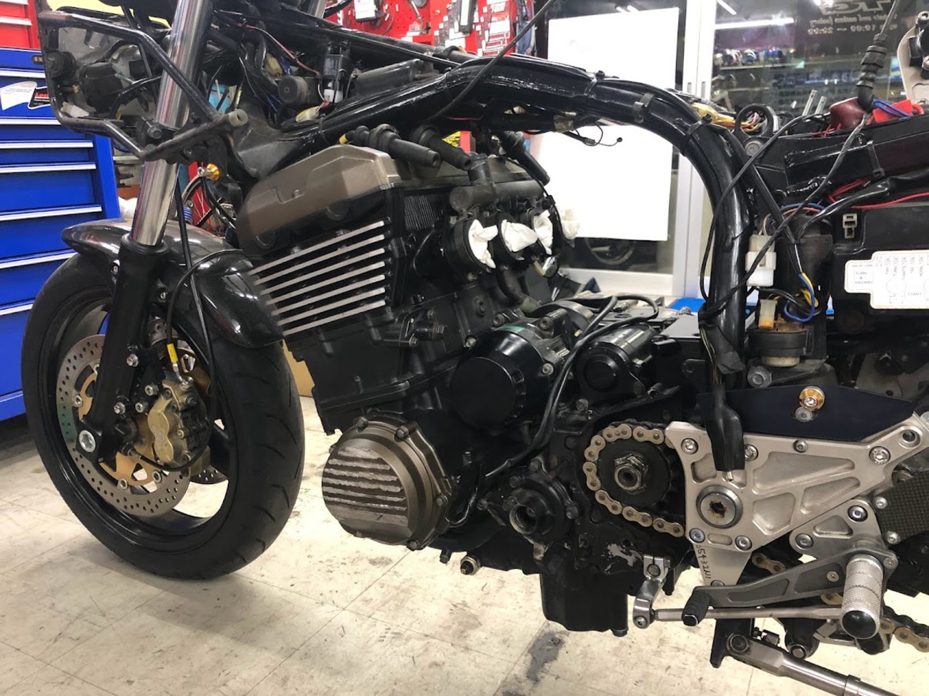 GPZ750R【ZRX1200エンジン】 (チタンウォーターパイプ) - moto shop 