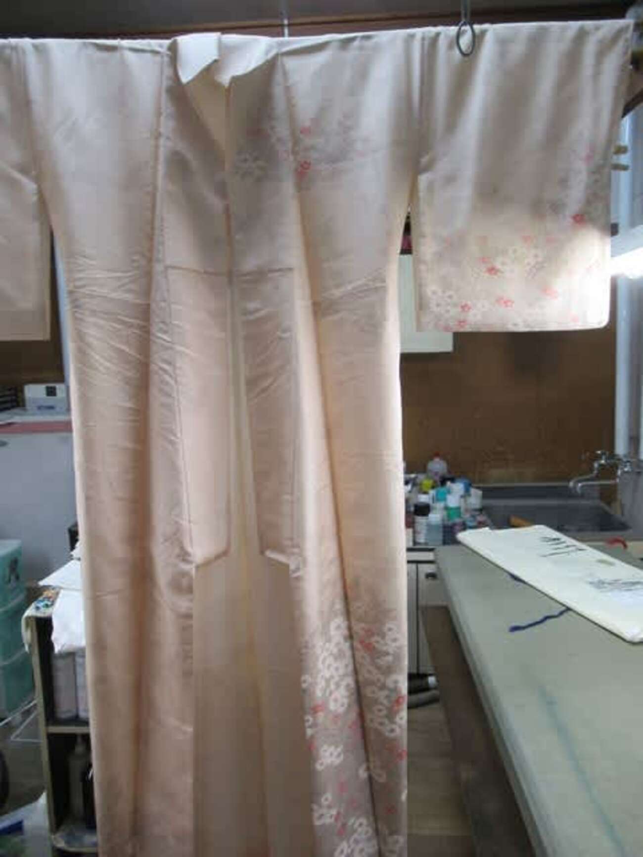 訪問着袷 着用後のお手入れ しみ抜き 正絹素材 - きものと洋服でお困りのあなたへ!!