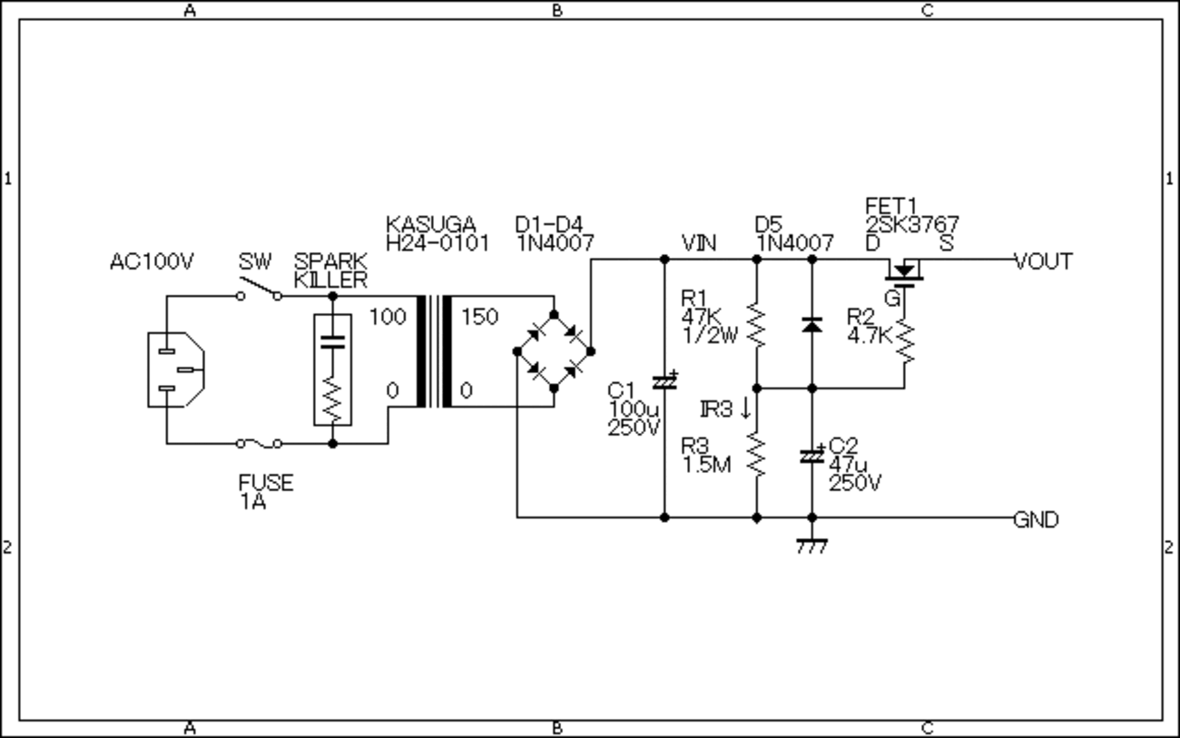 FETリプルフィルタを解析してみる - おんにょの真空管オーディオ