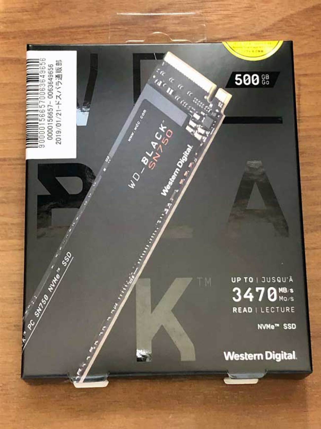 64層 3D TLC NAND 搭載！「WD_Black SN750」シリーズの NVMe SSD
