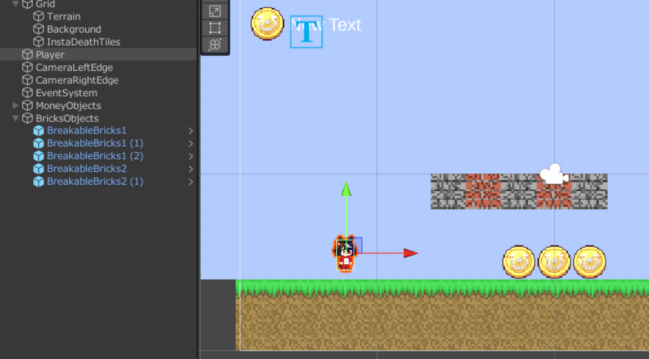 Unity】ソースコードコピペ可能！マリオ風2Dアクションゲームの作り方 #6 コイン（収集アイテム） / 破壊可能ブロック -  うまげーむのゲームブログ