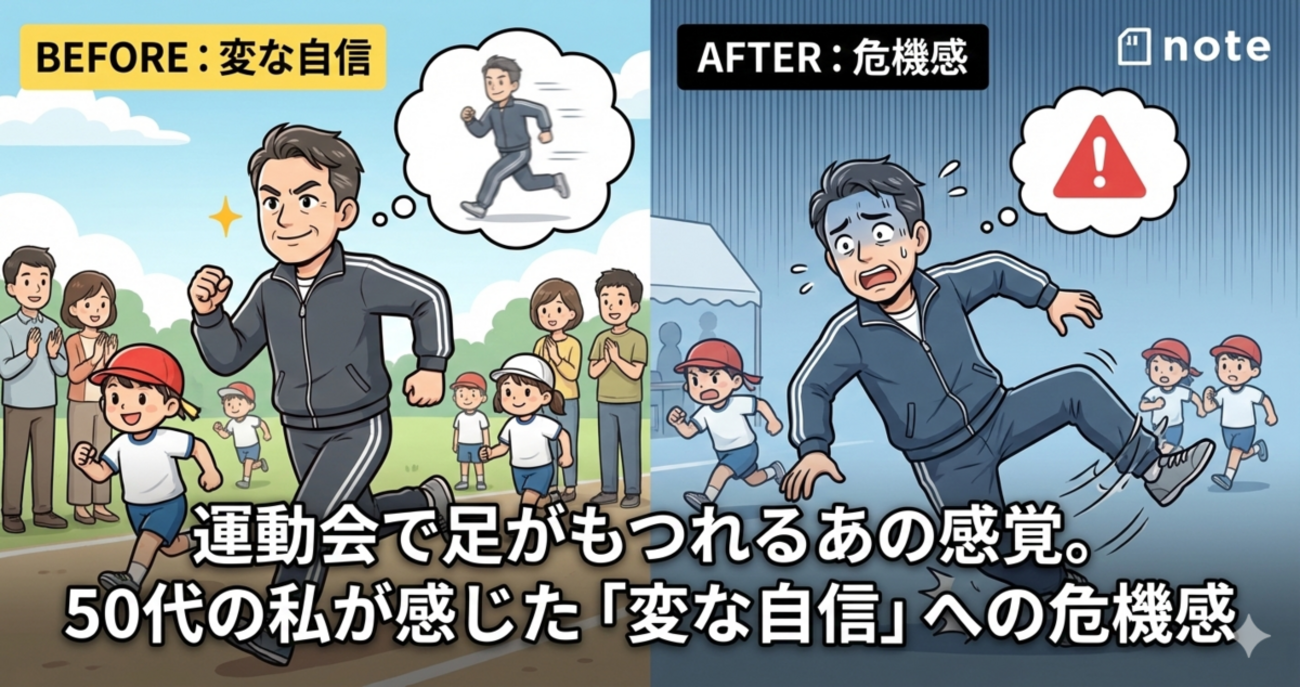 運動会で足がもつれるあの感覚。50代の私が感じた「変な自信」への危機感 - 50代からでも、自分の大好きなことを探せるのか?