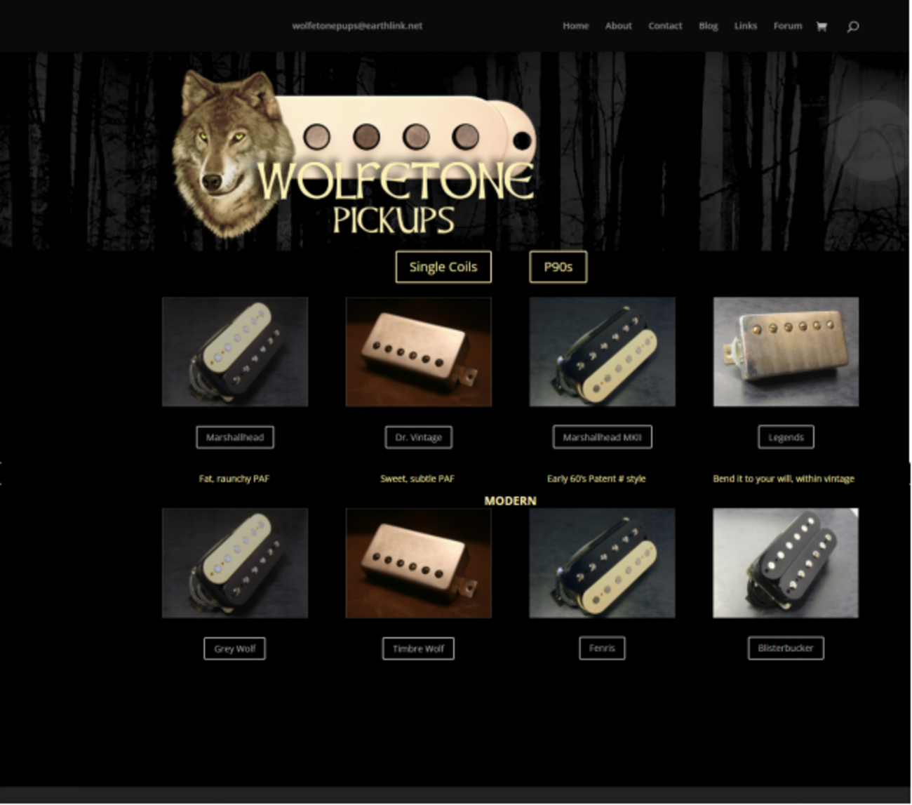 WOLFETONE grey wolf ハムバッカー セット