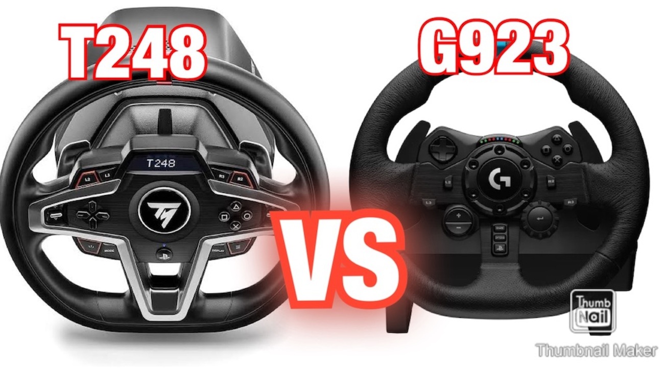 同価格帯ライバル比較！スラストマスターT248 VS Logicool G923 
