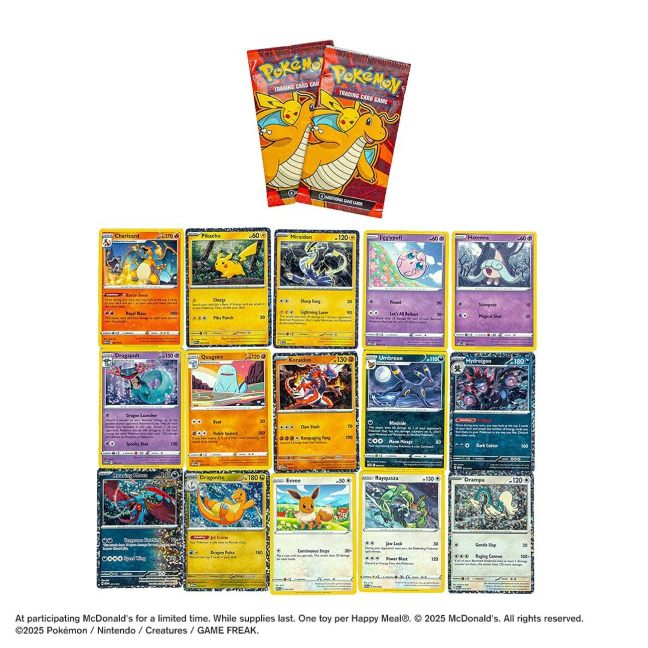 アメリカのマクドナルドのハッピーセットにポケモンカードが付属するぞ 