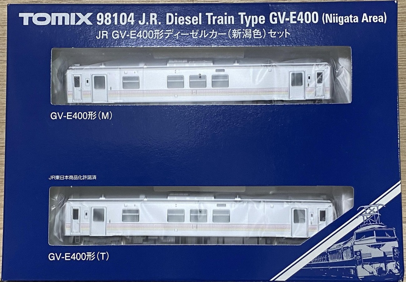 TOMIX 98104 GV-E400形ディーゼルカーセット(新潟色)（Y63-1