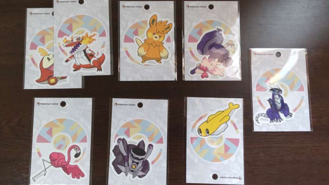 ポケモングッズ】パルデア地方のポケモンステッカーを求めて〔ポケセン 