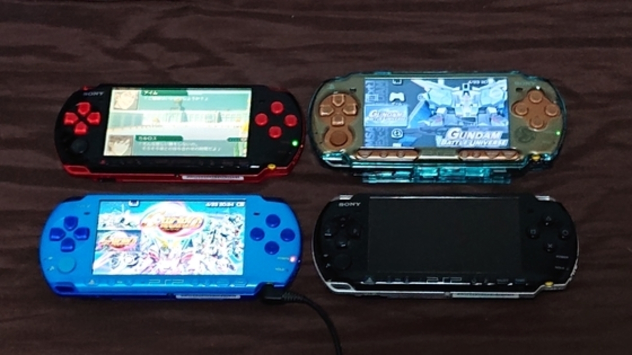 ジャンク扱い PSP 4台 ソフト6本付き ったらしい