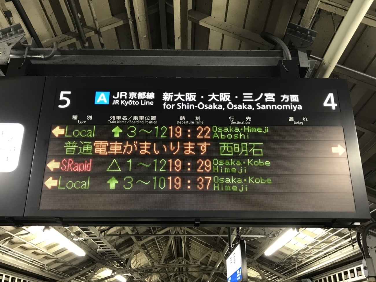 行先板 京都 - 神戸 / 京都 - 播州赤穂 行先板 京都 - 神戸 / 京都 - 播州赤穂 行先板 京都 - 神戸 / 京都