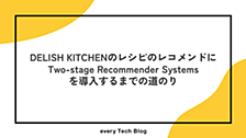 DELISH KITCHENのレシピのレコメンドにTwo-stage Recommender Systemsを導入するまでの道のり