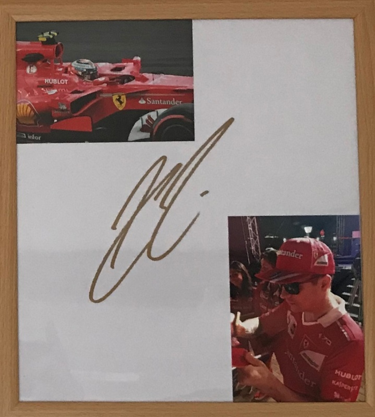 偽物サインに騙されないために ライコネン編 - F1観戦記 海外GP現地 