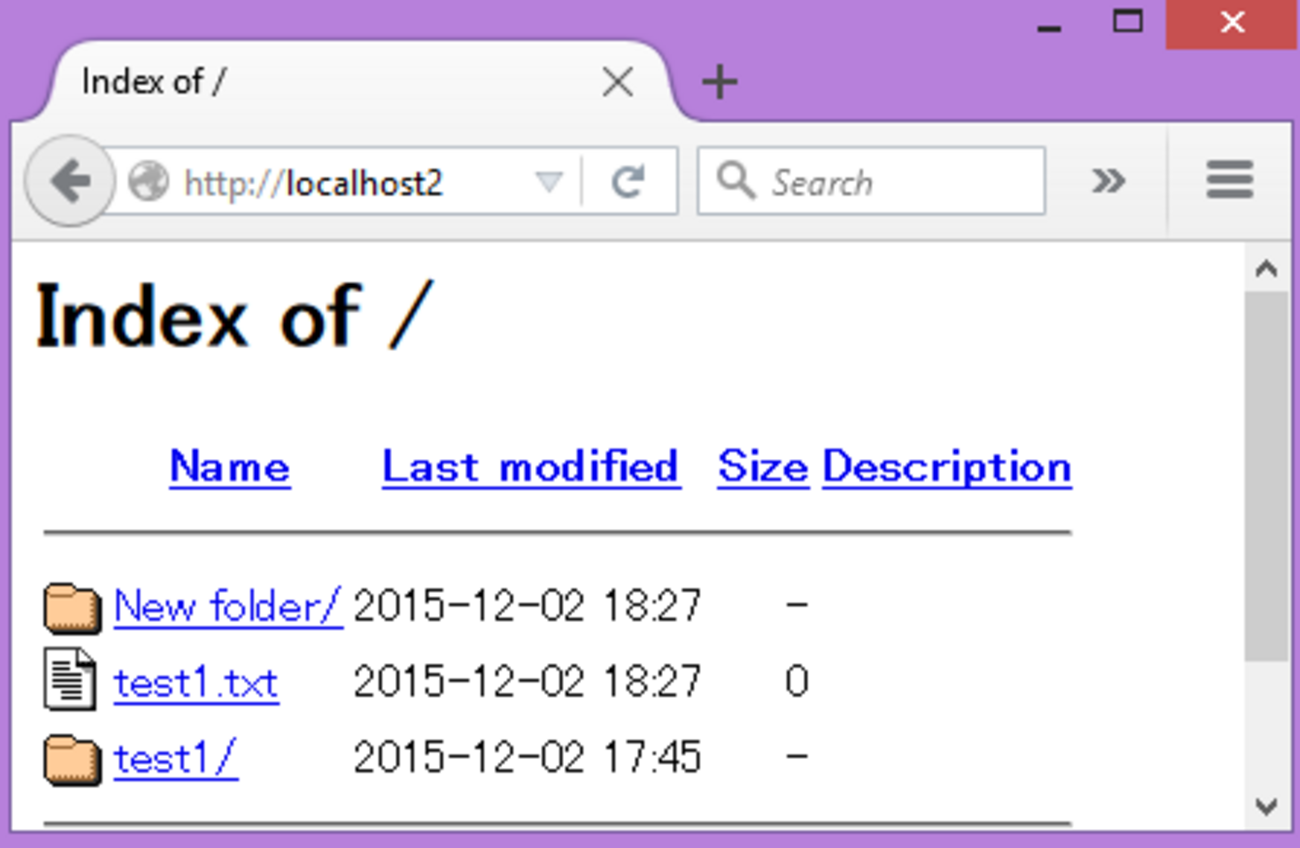 xampp localhost - webかたつむり