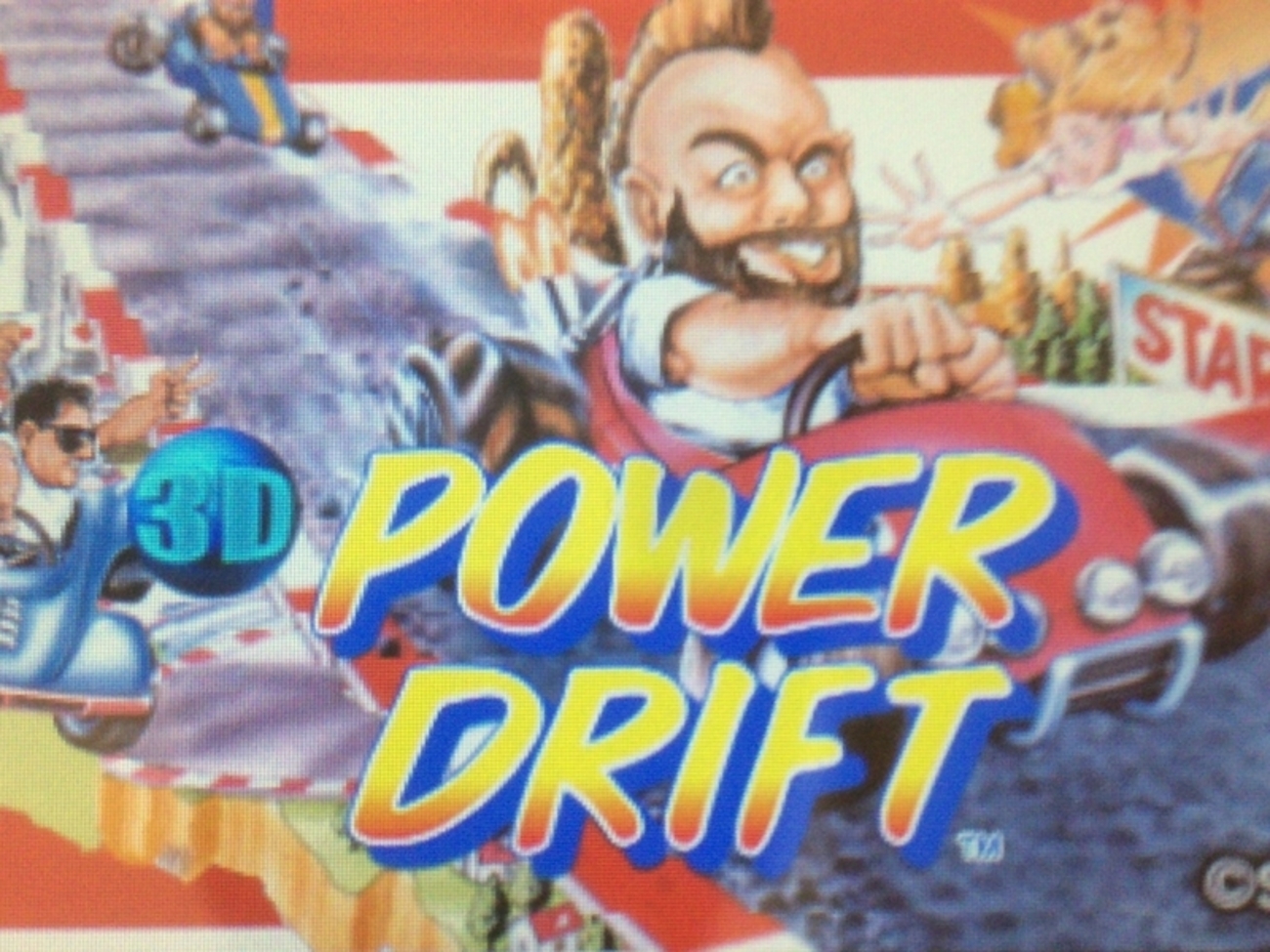 セガサターン パワードリフト POWERDRIFTニンテンドー3DS『3D パワー 